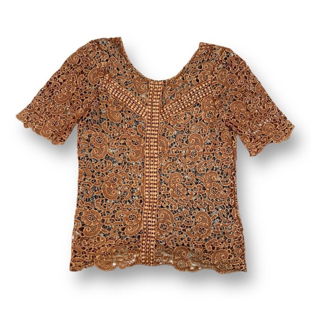 Gimmicks Crochet Top Size Large